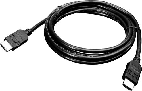 Lenovo HDMI Anschlusskabel HDMI-A Stecker, HDMI-A Stecker 2.00m Schwarz 0B47070 HDMI-Kabel von Lenovo