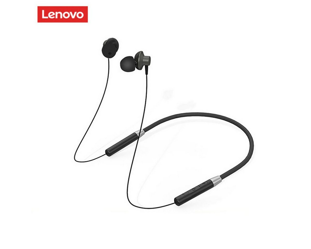 Lenovo HE05 mit Touch-Steuerung Bluetooth-Kopfhörer (Bluetooth 5.0, Stereo-Ohrhörer, Akkulaufzeit bis zu 6 Stunden, mit Mikrofon - Schwarz) von Lenovo