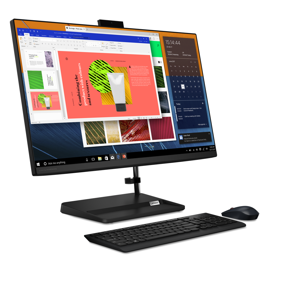 Lenovo IdeaCentre AIO 3 27ALC6 F0FY00MEGE - 68,6cm (27") FHD-Display, Ryzen 3 7330U, 8GB RAM, 512GB SSD, Radeon-Grafik, W11 von Lenovo