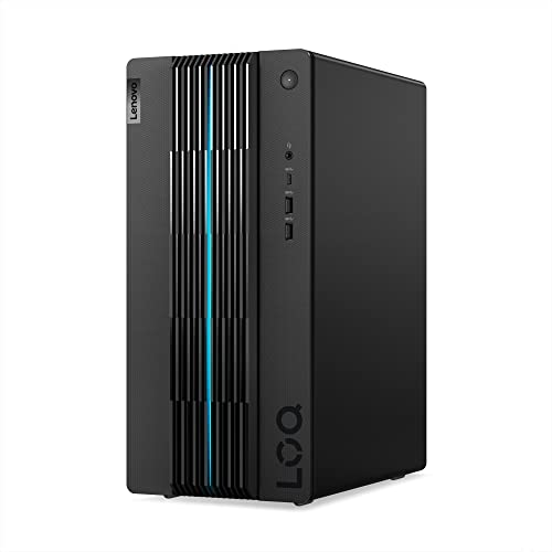 Lenovo IdeaCentre LOQ 17L Desktop-PC (Intel Core i5-13400F, NVIDIA GeForce RTX 3060 12 GB GDDR6, 16 GB RAM, 1 TB SSD, Windows 11 Home) – Rabenschwarz von Lenovo