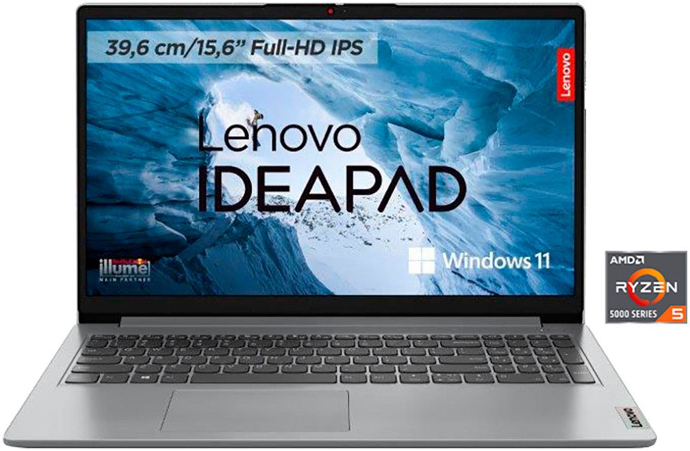 Lenovo IdeaPad 1 15ALC7 Notebook (39,6 cm/15,6 Zoll, AMD Ryzen 5 5500U, Radeon, 512 GB SSD, 8 GB RAM, Windows 11 Home) von Lenovo