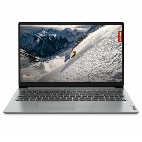 Lenovo IdeaPad 1 Gen 7 – Laptop mit 39,6 cm (15,6 Zoll) FHD (AMD Ryzen 3 7320U, 8 GB RAM, 256 GB SSD, AMD Radeon 610M Graphics, ohne Betriebssystem), Grau von Lenovo