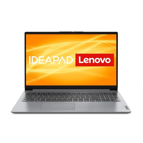 Lenovo IdeaPad 1i Laptop | 15,6" Full HD Display | Intel Core i3-1215U | 8GB RAM | 512GB SSD | Intel UHD Grafik | Win11 Home | grau | QWERTZ | 3 Monate Premium Care von Lenovo