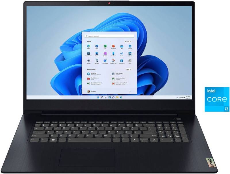 Lenovo IdeaPad 3 17IAU7 Notebook (43,94 cm/17,3 Zoll, Intel Core i3 1215U, UHD Graphics, 512 GB SSD) von Lenovo