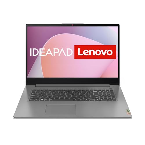 Lenovo IdeaPad 3 Laptop | 17,3" Full HD Display | AMD Ryzen 5 5500U | 8GB RAM | 512GB SSD | AMD Radeon Grafik | Win11 Home | QWERTZ | grau | 3 Monate Premium Care von Lenovo