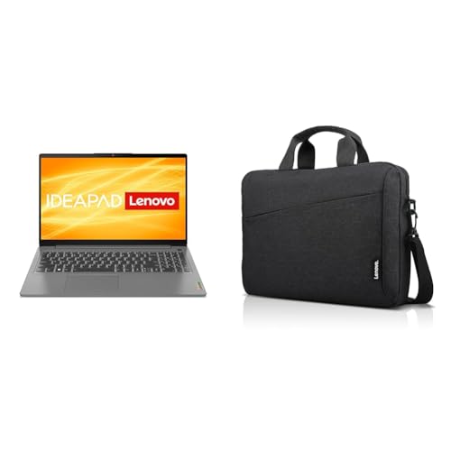 Lenovo IdeaPad 3i Laptop | 15,6" Full HD Display & [Tasche] 15,6 Zoll Casual Topload Laptop Tasche T210 (wasserabweisend), Works with Chromebook (WWCB), schwarz, 435 g (0.90 lbs) von Lenovo