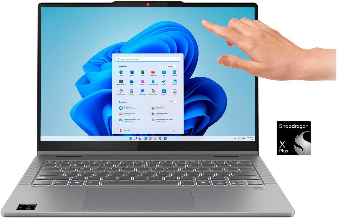 Lenovo IdeaPad 5 2-in-1 14Q8X9 Convertible Notebook (35,6 cm/14 Zoll, Snapdragon X Plus X1P-42-100, Adreno, 1000 GB SSD) von Lenovo