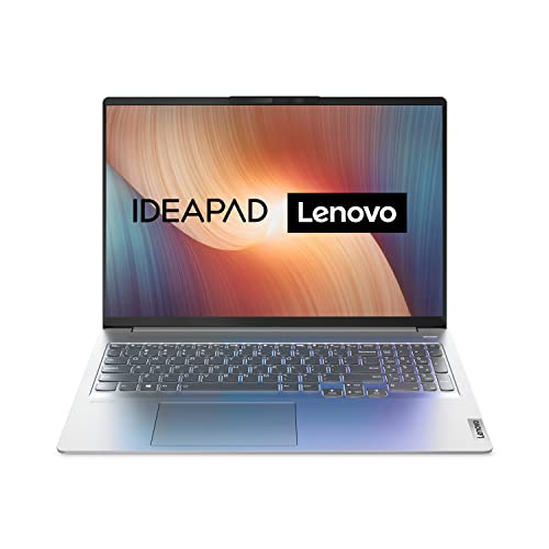 Lenovo IdeaPad 5 Pro 40,64 cm (16 Zoll, 2560x1600, WQXGA, WideView, entspiegelt) Slim Notebook (AMD Ryzen 7 5800H, 16GB RAM, 512GB SSD, AMD Radeon Grafik, Windows 10 Home) grau von Lenovo