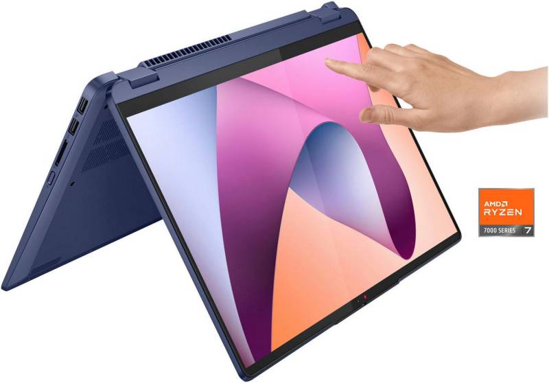 Lenovo IdeaPad Flex 5 14ABR8 Convertible Notebook (35,56 cm/14 Zoll, AMD Ryzen 7 7730U, Radeon Graphics, 1000 GB SSD) von Lenovo