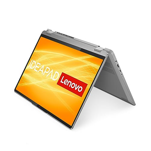 Lenovo IdeaPad Flex 5 Convertible Laptop | 16" WUXGA Touch Display | AMD Ryzen 7 7730U | 16GB RAM | 512GB SSD | AMD Radeon Grafik | Win11 Home | grau | QWERTZ | 3 Monate Premium Care von Lenovo