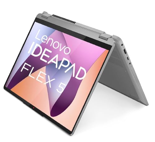 Lenovo IdeaPad Flex Convertible 5 Laptop | 14" WUXGA Display | AMD Ryzen 7 7730U | 16GB RAM | 512GB SSD | AMD Radeon Grafik | Windows 11 Home | QWERTZ | grau | 3 Monate Premium Care von Lenovo