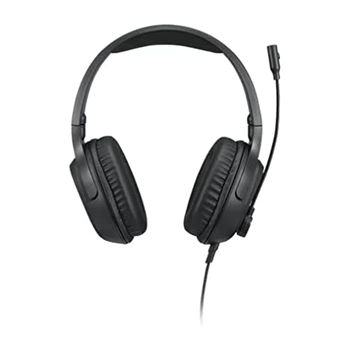 Lenovo IdeaPad H100 Gaming-Headset, 50-mm-Treiber, Stereo-Over-Ear-Kopfhörer mit Mikrofon, gepolsterte Ohrmuscheln, Inline-Lautstärke, GXD1C67963, Schwarz von Lenovo