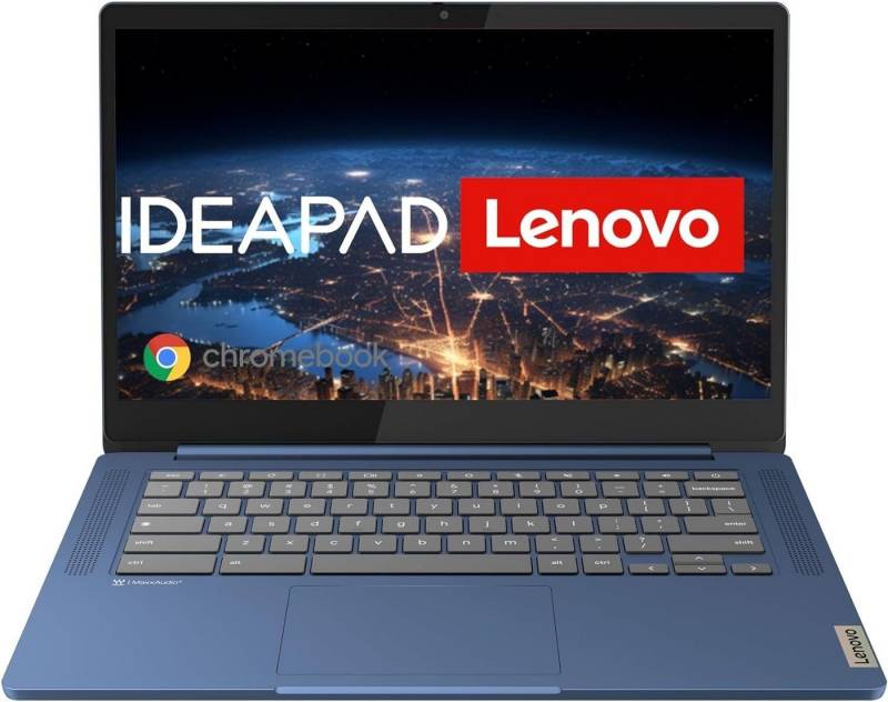 Lenovo IdeaPad Slim, 14 Full HD Display, MediaTek Kompanio 520, 4GB RAM Chromebook (MediaTek Helio, 64 GB SSD, Laptop Computer Notebook 14 Zoll Chromebook Lenovo PC)" von Lenovo