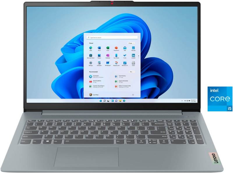 Lenovo IdeaPad Slim 3 15IAH8 Notebook (39,6 cm/15,6 Zoll, Intel Core i5 12450H, UHD Graphics, 512 GB SSD) von Lenovo