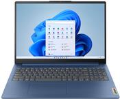 Lenovo IdeaPad Slim 3 16ABR8 82XR - 180°-Scharnierdesign - AMD Ryzen 5 7430U / 2,3 GHz - Win 11 Home - Radeon Graphics - 16GB RAM - 512GB SSD NVMe - 40,6 cm (16) IPS 1920 x 1200 - Wi-Fi 6 - Abgrundblau - kbd: Deutsch - mit 3 Monate Lenovo Premium Care (82XR0093GE) von Lenovo