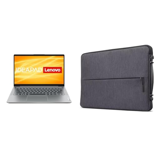 Lenovo IdeaPad Slim 3i Laptop | 14" Full HD Display | Intel Core i5-12450H | 16GB RAM | 512GB SSD grau | 3 Monate Premium Care & [Tasche] 14 Zoll Laptop Urban Sleeve Case von Lenovo