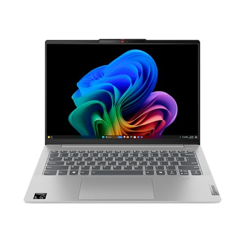 Lenovo IdeaPad Slim 5 Gen 9 Laptop IA Copilot + PC, 35,6 cm (14 Zoll), WUXGA OLED (Snapdragon X Plus X1P-42-100, NPU Qualcomm Hexagon, 32 GB RAM, 1 TB SSD, Wi-Fi 7, Win 11 Home), spanische Tastatur, von Lenovo