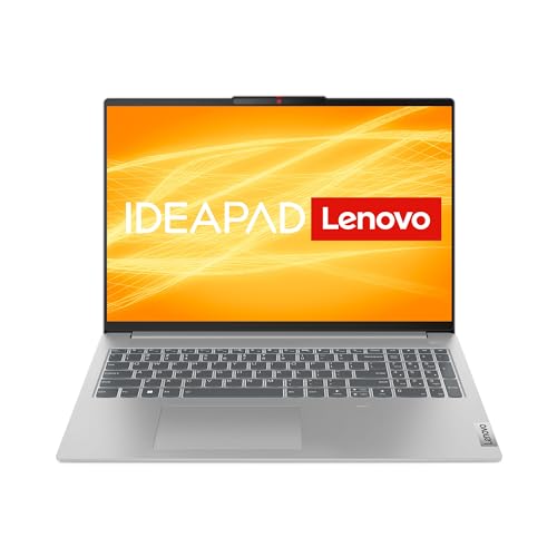 Lenovo IdeaPad Slim 5 Laptop | 16" WUXGA Display | AMD Ryzen 7 7730U | 16GB RAM | 1TB SSD | AMD Radeon Grafik | Win11 Home | QWERTZ | grau | 3 Monate Premium Care von Lenovo