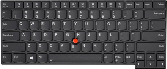 Lenovo Keyboard w/BL English US/Intl (01YP549) von Lenovo