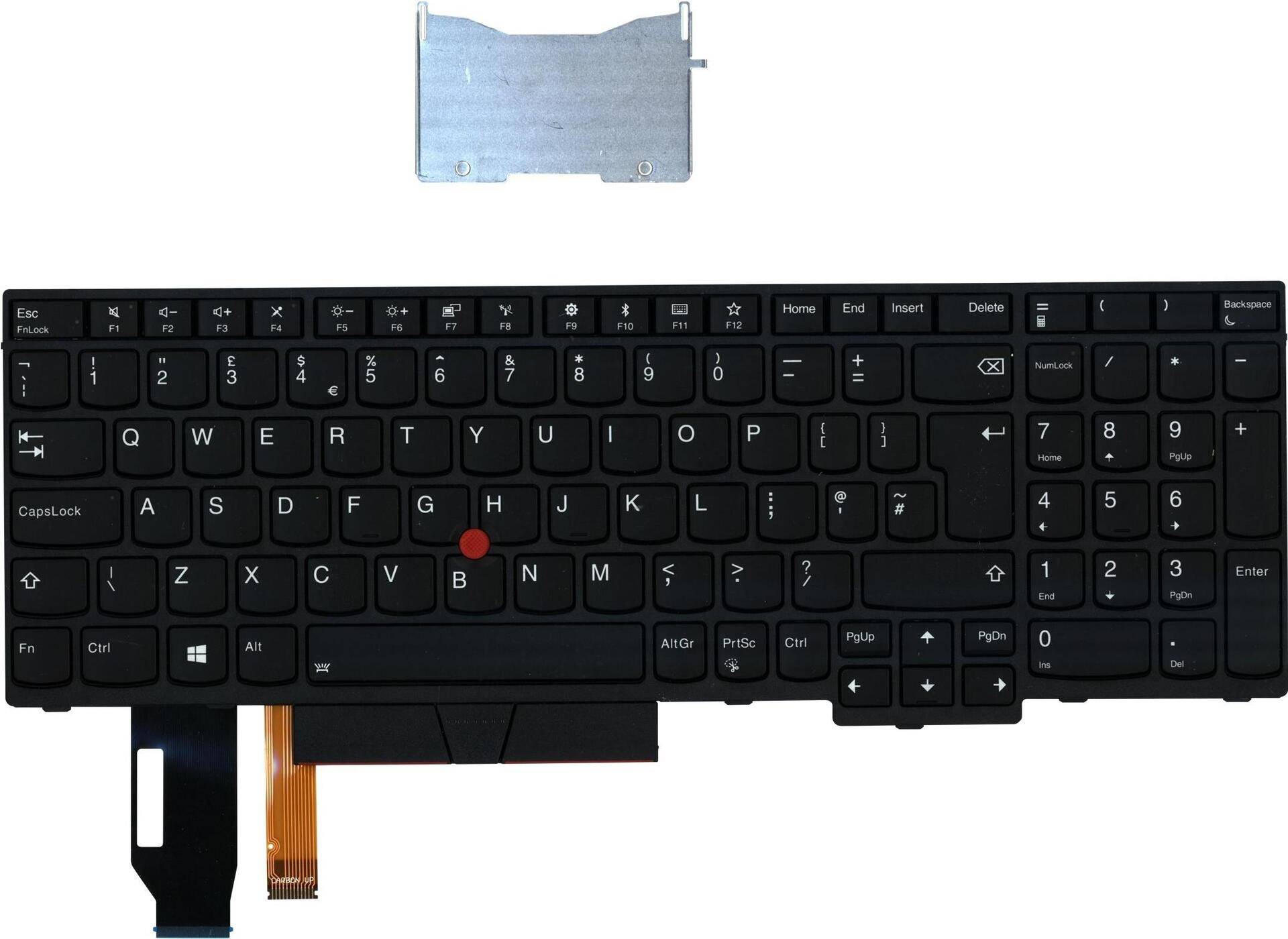 Lenovo Keyboard w/Backlight English U.K. (01YP708) - Sonderposten von Lenovo