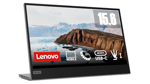 Lenovo L15 | 15,6" Full HD Monitor | 1920x1080 | 60Hz | 250 nits | 6ms Reaktionszeit | DisplayPort | schwarz von Lenovo