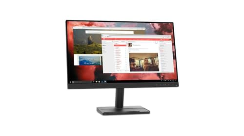 Lenovo L22e-30 | 21,5" Full HD Monitor | 1920x1080 | 75Hz | 250 nits | 4ms Reaktionszeit | HDMI | VGA | AMD FreeSync | schwarz von Lenovo