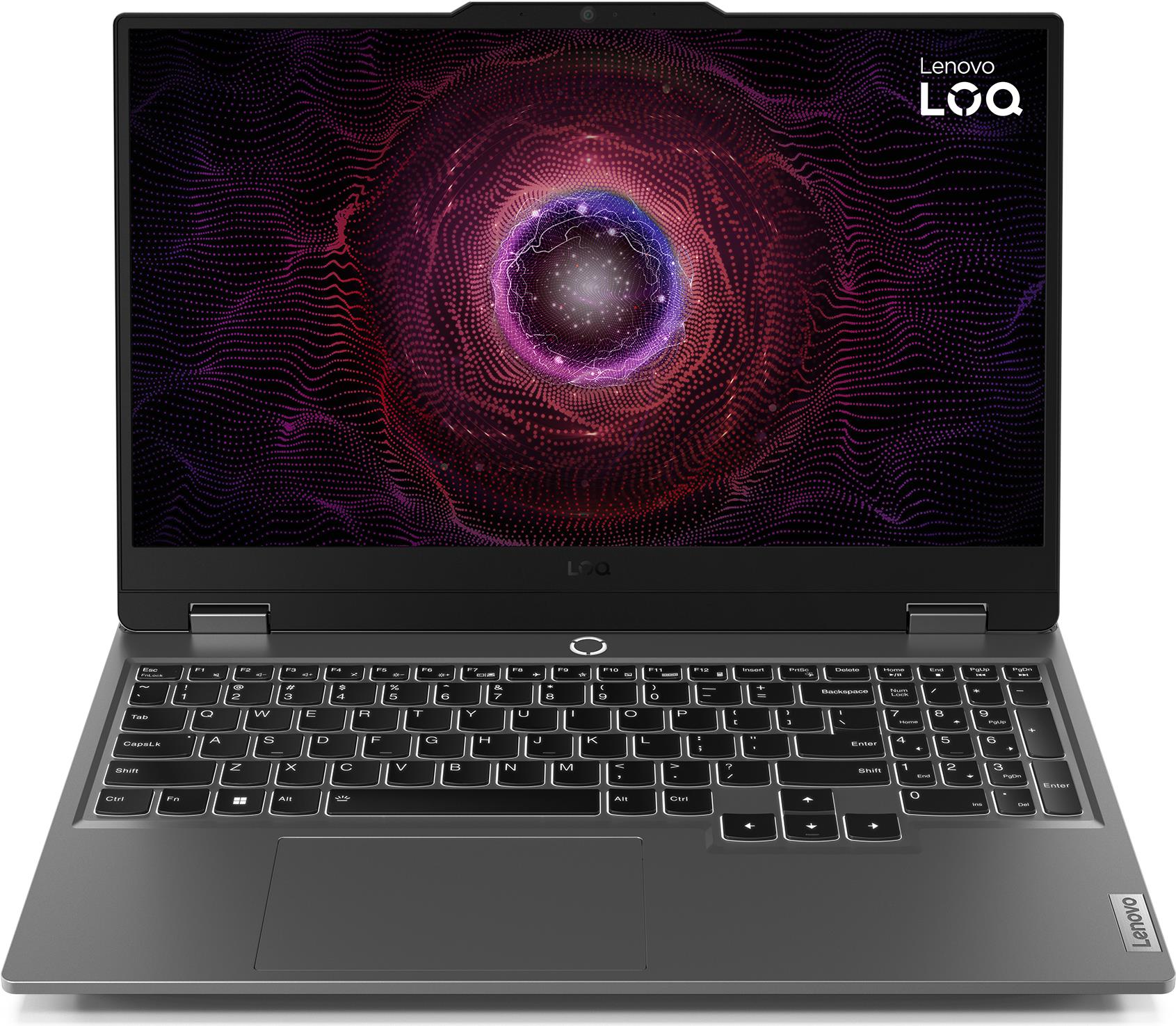 Lenovo LOQ 15ARP9 83JC - 180°-Scharnierdesign - AMD Ryzen 7 7435HS / 3.1 GHz - Win 11 Home - GeForce RTX 4060 - 16 GB RAM - 1 TB SSD NVMe - 39.6 cm (15.6) IPS 1920 x 1080 (Full HD) @ 144 Hz - Wi-Fi 6 - Luna Gray - kbd: Deutsch - mit 3 Monate Lenovo Premi (83JC006YGE) von Lenovo