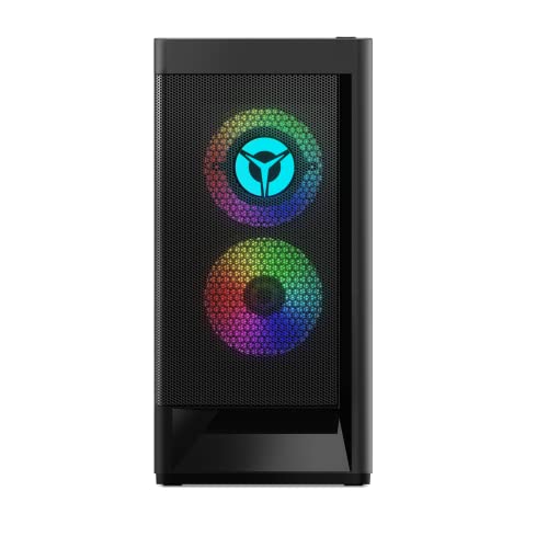 Lenovo Legion Tower 5 Gaming Desktop-PC (Intel Core i7-12700F, 16GB RAM, 1TB SSD, NVIDIA GeForce RTX 3070 8GB, Windows 11 Home) schwarz + Premium Care + Tastatur + Maus schwarz von Lenovo