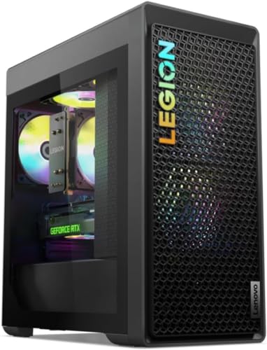 Lenovo Legion Tower 5i (8. Gen) Gaming Desktop PC | Intel Core i5-13400F | 16GB RAM | 1TB SSD | NVIDIA GeForce RTX 3060 | Win11 Home | QWERTZ | grau | inkl. Tastatur & Maus | 3 Monate Premium Care von Lenovo