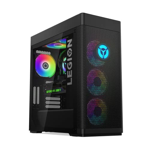 Lenovo Legion Tower 7i Gaming Desktop PC | Intel Core i7-12700KF | 32GB RAM | 1TB SSD | NVIDIA GeForce RTX 3070 Ti | Win11 Home | QWERTZ | schwarz | inkl. Tastatur & Maus | 3 Jahre Premium Care von Lenovo