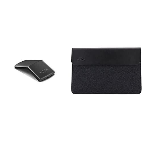 Lenovo [Maus Yoga Maus mit Laser-Presenter, schwarz & [Tasche] 14 Zoll Yoga Notebooktasche, schwarz von Lenovo