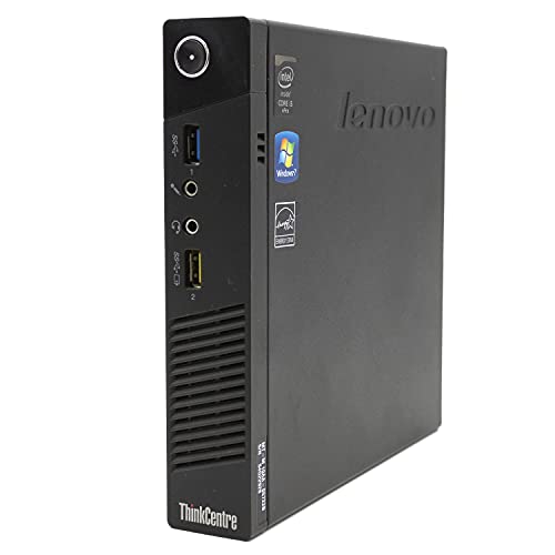 Lenovo Mini-PC ThinkCentre M93p Tiny Core i5 bis zu 3,00 GHz 8 GB RAM SSD 180 GB mit Windows 10 Pro Original NUC Desktop-PC Business Büro Schreibtisch Smartworking DAD (Generalüberholt) von Lenovo