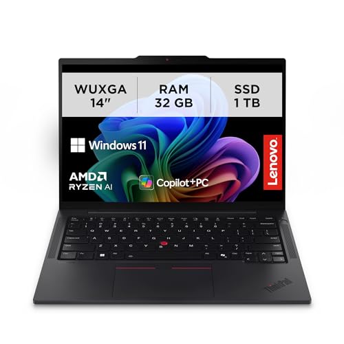Lenovo - Notebook 14 Zoll ThinkPad T14s Gen 6, Professioneller PC Windows 11 Pro, AMD Ryzen AI 7 PRO 360, RAM 32 GB LPDDR5X, 1TB SSD NVMe - Laptop Grafik AMD Radeon, Computer Audio Dolby Lenovo - Notebook 14 Zoll ThinkPad T14s Gen 6, Professioneller PC Windows 11 Pro, AMD Ryzen AI 7 PRO 360, RAM 32 GB LPDDR5X, 1TB SSD NVMe - Laptop Grafik AMD Radeon, Computer Audio Dolby von Lenovo