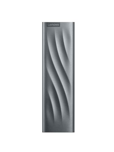 Lenovo PS8 Portable SSD | 1TB SSD | 1050 MB/s | USB 3.2 Gen 2 | USB-C | Metallgehäuse | grau von Lenovo