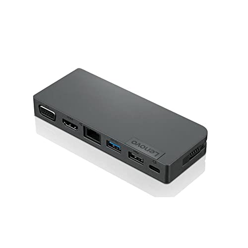 Lenovo Powered USB-C Travel Hub (4X90S92381), Black von Lenovo