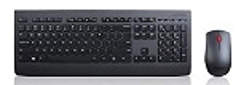 Lenovo Professional Wireless Keyboard and Mouse Combo - Italy, Schwarz, 4X30H56816 von Lenovo