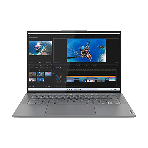 Lenovo Slim 7 Pro X Laptop: Ryzen 9 6900HS, RTX 3050, 32 GB DDR5 RAM, 1 TB SSD, 14,5 Zoll Touchscreen IPS 3K (3072 x 1920) 120 Hz Display, Windows 11 Grau von Lenovo