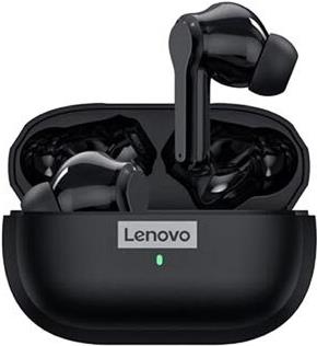 Lenovo TWS Bluetooth 5.0 Kopfhörer In-Ear Kopfhörer Headphones Schwarz (320364) von Lenovo