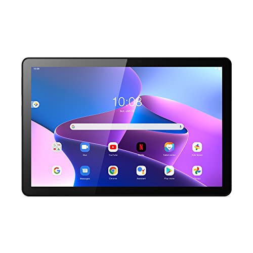 Lenovo Tab M10 (3rd Gen) Tablet mit 25,6 cm (10,1 Zoll) WUXGA (Unisoc T610, 4 GB RAM, 64 GB erweiterbar auf 2 TB, 2 Lautsprecher, WiFi + Bluetooth 5.0, Android 11) - Grau von Lenovo