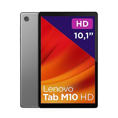 Lenovo Tab M10 HD (2. Gen) – Tablet Touchscreen 10,1 Zoll (Prozessor MediaTek Helio P22T, 8 Kerne, 4 GB RAM, 64 GB (eMCP4x, eMMC), Android 11, WiFi + Bluetooth) – Dunkelgrau von Lenovo