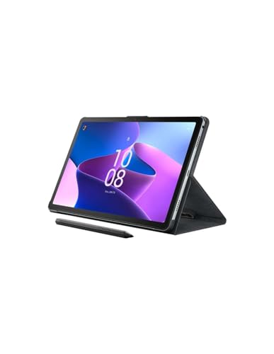 Lenovo Tab M10 Plus (3. Gen) - Tablet mit 25,4 cm (10,61 Zoll) 2K (MediaTek Helio G80, 4 GB RAM, 128 GB erweiterbar auf 1 TB, 4 Lautsprecher, WiFi + Bluetooth, Android 12) - Dunkelgrau von Lenovo