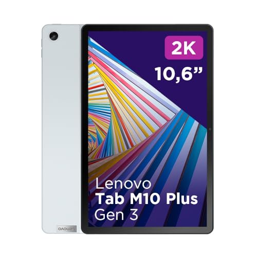 Lenovo Tab M10 Plus dritte Generation, Display 10,61 Zoll 2K - (Prozessor Qualcomm Snapdragon SDM680, 4 GB RAM, 128 GB Speicher, WiFi, 4G LTE, Tablet Android 12) - Blau, Amazon exklusiv mit Netzteil von Lenovo