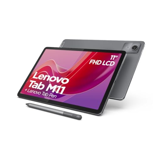 Lenovo Tab M11 Tablet | 11" WUXGA Touch Display | MediaTek Helio G88 | 4GB RAM | 128GB eMMC 5.1 | Android 13 | grau | inkl. Lenovo Tab Pen von Lenovo