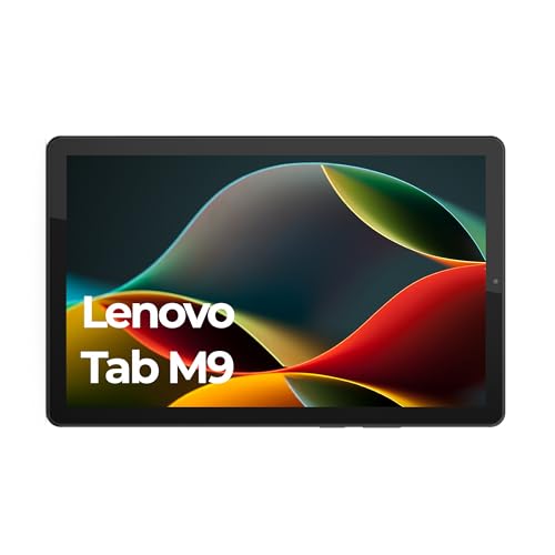 Lenovo Tab M9 – Tablet Touchscreen 9 Zoll HD (MediaTek Helio G80, 8 Kerne, 4 GB RAM, 64 GB eMMC, Android 12, WiFi + Bluetooth) Transparente Schutzhülle – Grau von Lenovo