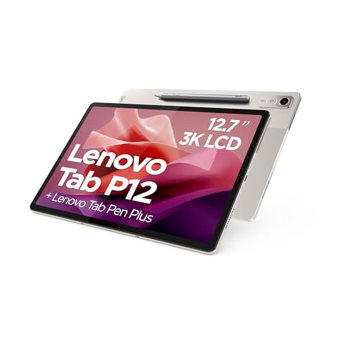 Lenovo Tab P12 Tablet | 12,7" 3K Touch Display | MediaTek Dimensity 7050 | 8GB RAM | 128GB SSD | Android 13 | Oat | inkl. Lenovo Tab Pen Plus von Lenovo