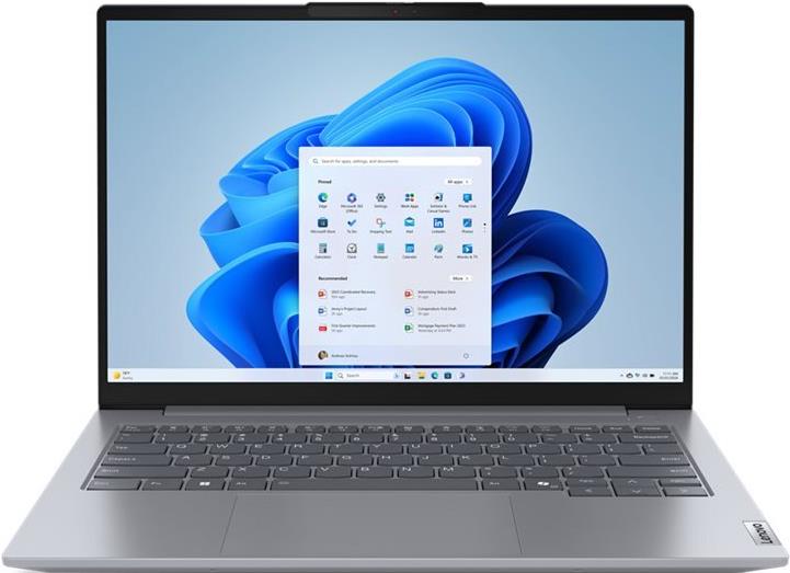 Lenovo ThinkBook 14 G7 ARP 21MV - 180°-Scharnierdesign - AMD Ryzen 5 7535HS / 3.3 GHz - Win 11 Pro - Radeon 660M - 16 GB RAM - 512 GB SSD NVMe - 35.6 cm (14) IPS 1920 x 1200 - Wi-Fi 6E, Bluetooth - Dual Tone Arctic Gray - kbd: Deutsch - mit 1 Jahr Lenovo (21MV001HGE) von Lenovo