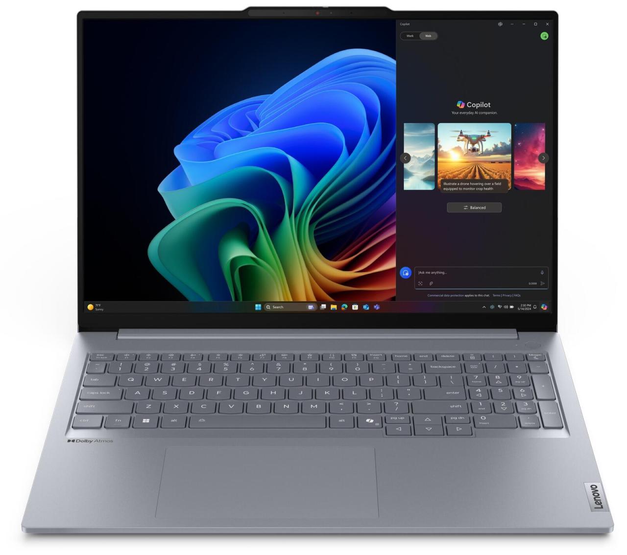 Lenovo ThinkBook 16 G7 QOY Snapdragon X Plus X1P-42-100 Notebook 40,6 cm (16") von Lenovo