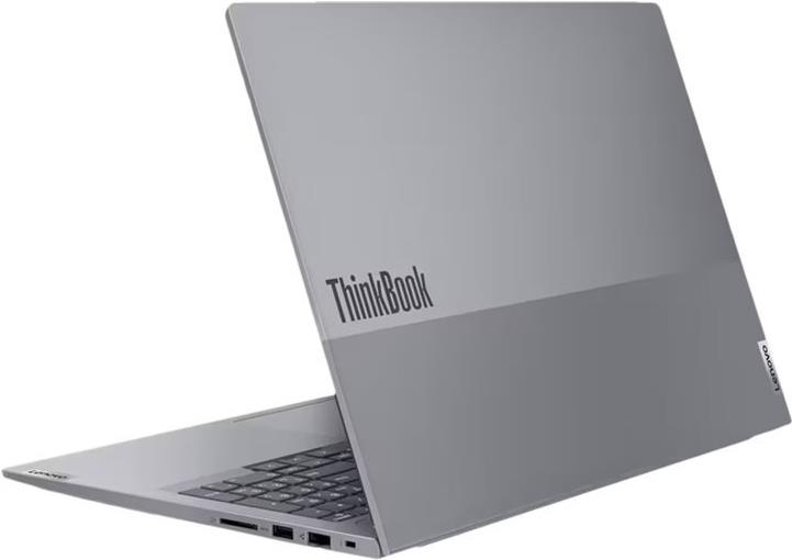 Lenovo ThinkBook 16 Laptop 40,6 cm (16) WUXGA AMD Ryzen 5 7530U 8 GB DDR4-SDRAM 256 GB SSD Wi-Fi 6 (802.11ax) Windows 11 Pro Grau (21KK001DGE) von Lenovo