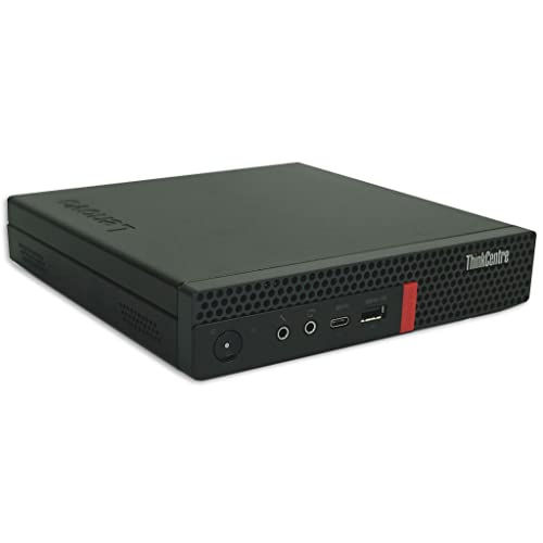 Lenovo ThinkCentre M720q Tiny Intel Six Core i5 8500T 256GB SSD Festplatte 8GB Speicher Windows 11 Pro Desktop Computer Mini PC (Generalüberholt) von Lenovo