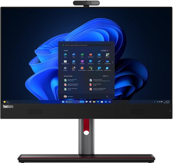 Lenovo ThinkCentre M90a Gen 5 12SH - All-in-One (Komplettlösung) - mit voll funktionsfähigem Monitorständer - Core i5 i5-14500 / 2.6 GHz - vPro Enterprise - RAM 16 GB - SSD 512 GB - TCG Opal Encryption 2, NVMe, Performance - DVD-Writer - UHD Graphics 770 (12SH000QGE) von Lenovo